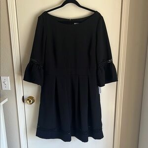 Eliza J Women’s Dress With Cutout Detail and Tulip Sleeves NWT